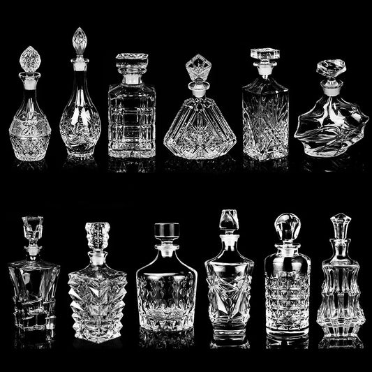 Crystal Glass Creative Home with Lid Red Wine Bottle Foreign Wine Bottle Whiskey Bottle Wine Bottle  Bar Accessories Home Bars