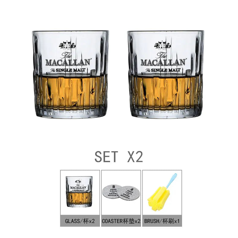 Chamvin Private Collection Macallan Glass  Crystal Faceted Der Whiskybecher Whiskey Whisky Rock Glass Artwork Wine Cup