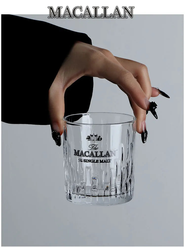 Chamvin Private Collection Macallan Glass  Crystal Faceted Der Whiskybecher Whiskey Whisky Rock Glass Artwork Wine Cup