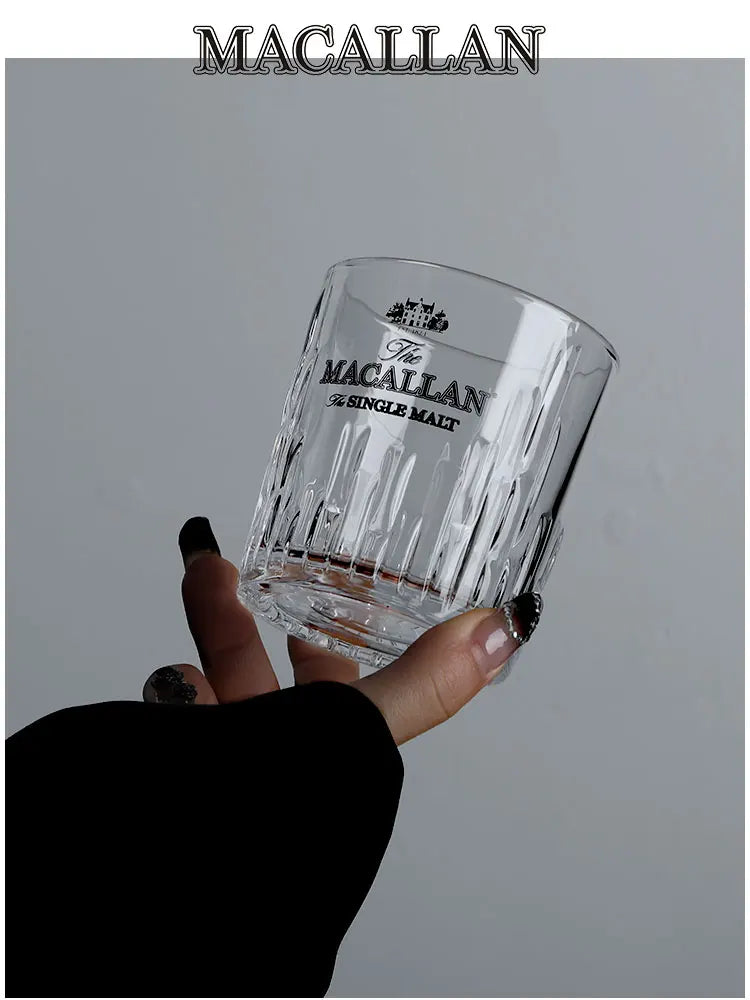 Chamvin Private Collection Macallan Glass  Crystal Faceted Der Whiskybecher Whiskey Whisky Rock Glass Artwork Wine Cup