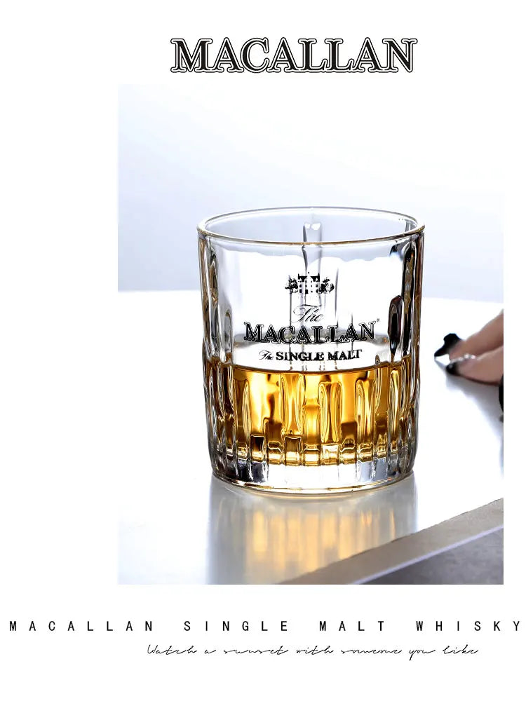 Chamvin Private Collection Macallan Glass  Crystal Faceted Der Whiskybecher Whiskey Whisky Rock Glass Artwork Wine Cup